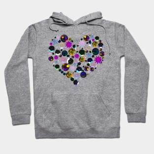 Heart of Gems and Sequins Hoodie